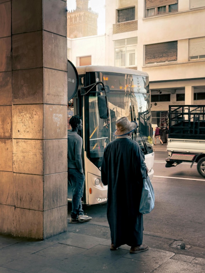Man on a Bus in South Africa Sparks Conversation on Transit Safety