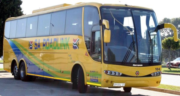 Who Is the Owner of the Swiss Express Bus in Johannesburg, South Africa?